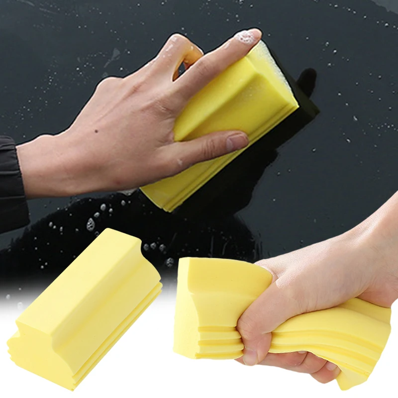 

Multicolor Collodion Sponges Car Window Glass Mirror Cleaning Tools Household Washing Sponge Universal Auto Wash Accessories 1Pc
