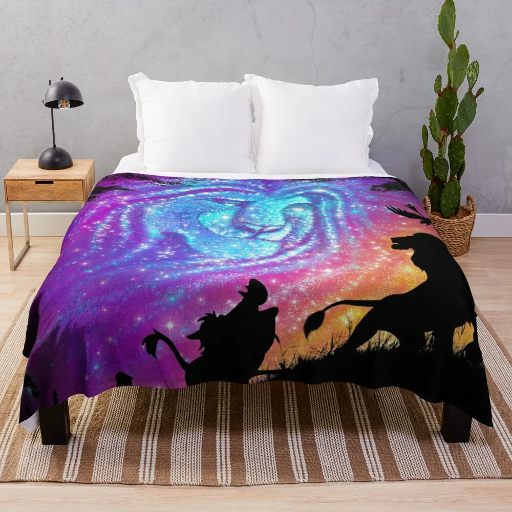 

He Lives In You Throw Blanket velor blankets tufting baby blanket