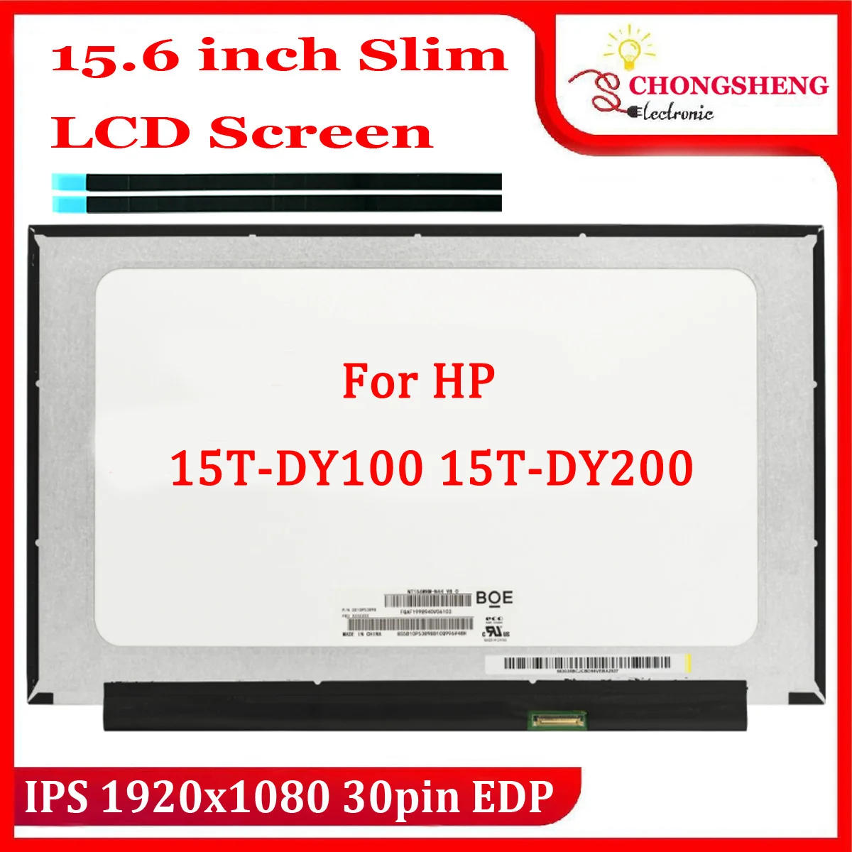 

L63566-001 HP LED LCD Panel 15.6" FHD 60HZ For 15T-DY100 15T-DY200 Genuine Screen New