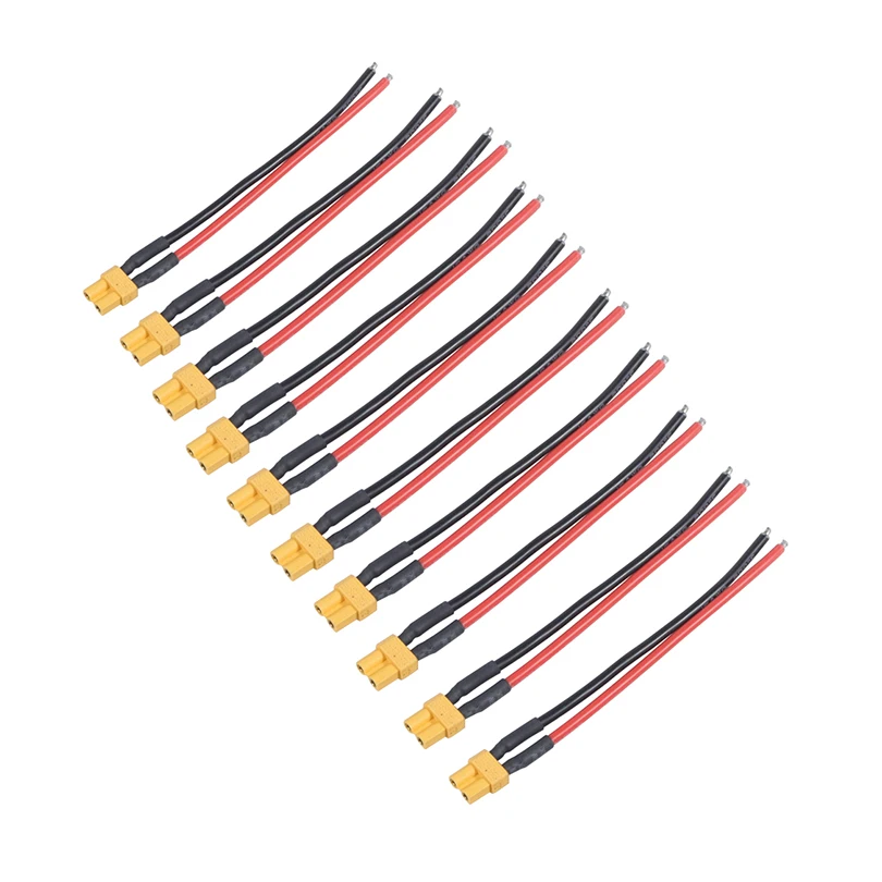 10 шт. XT30 штекер и разъем с 15 см 16AWG провод кабель для RC Lipo батареи FPV Drone зарядное устройство
