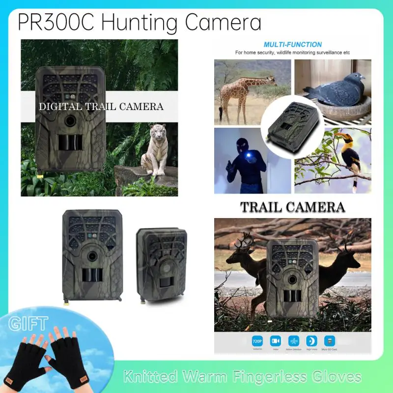 

PR300C Hunting Camera Photo Trap 720P 5MP Wildlife Trail Camera Waterproof Night Vision Tracking Camera