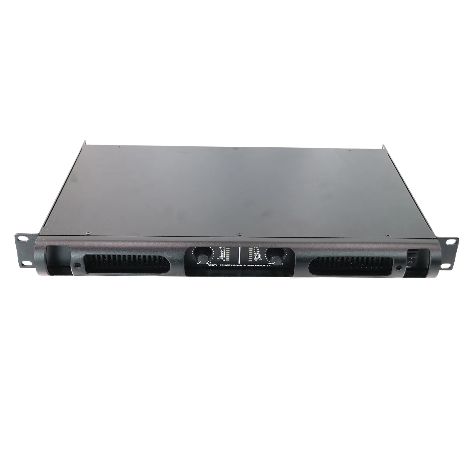 Lihui 2400 Вт 1U стерео 2-канальный усилитель мощности класса D Pro Audio DJ звуковая система