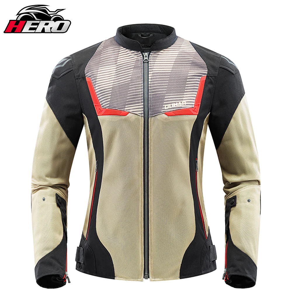 Summer Motorcycle Jacket Women Riding Motocross Racing Reflective Jacket Breathable Motorbike Clothing With CE Protective Gear