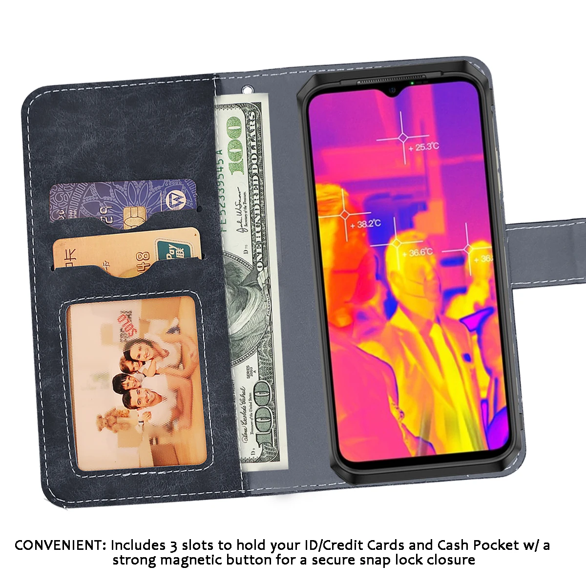 Винтажный кожаный кошелек Ulefone Power Armor 18T чехол роскошный флип-чехол 6 58 дюйма с