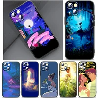 disney cartoon princess and frog phone case for iphone 11 12 13 mini 14 pro max 11 pro max x xr plus 7 8 se silicone cover