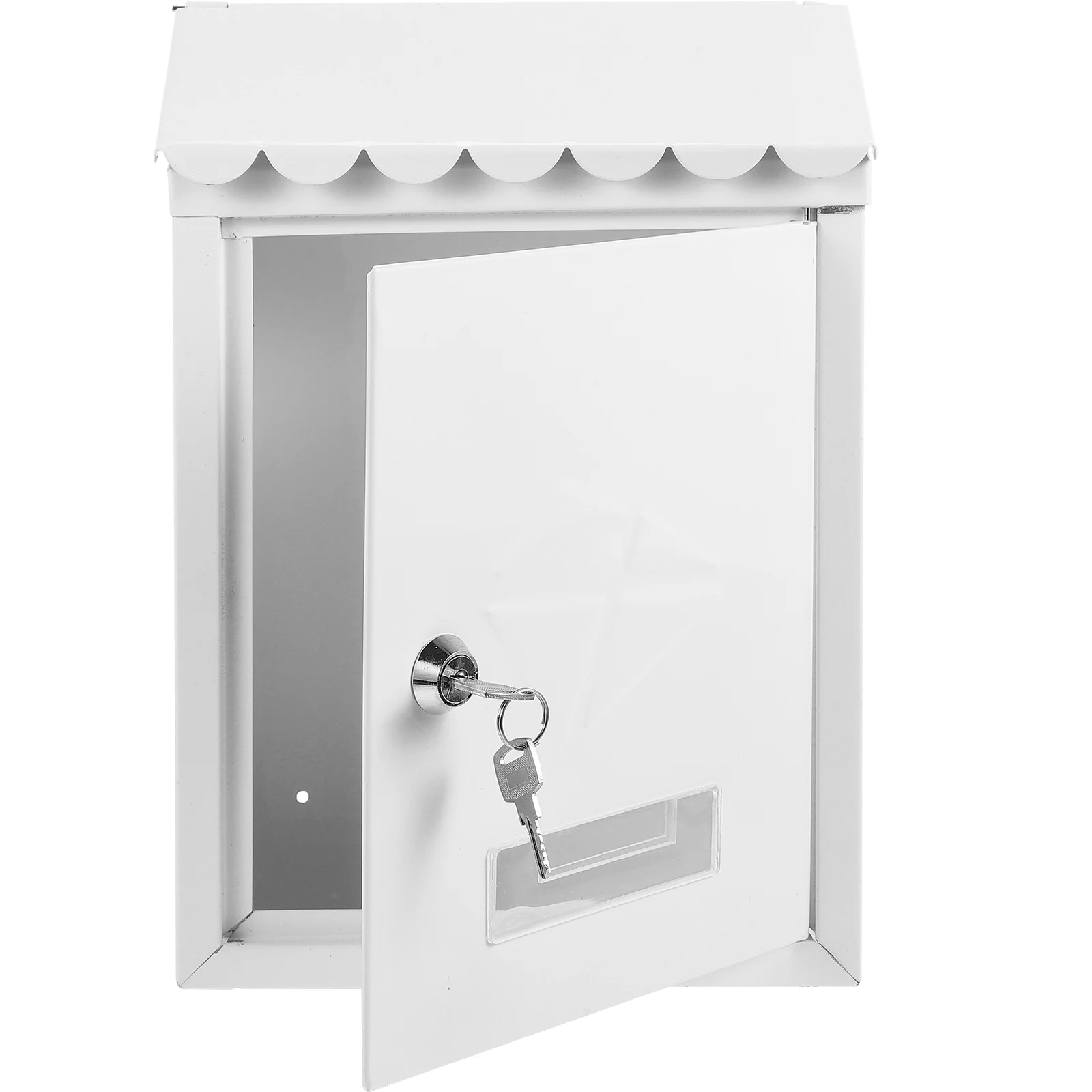

Wall Mounted Mailbox Newspaper Box Vintage Metal Wall Mount Mailbox Post Box