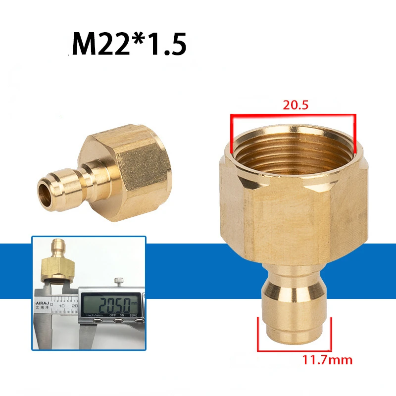Соединитель для мойки высокого давления, быстроразъемные фитинги из нержавеющей стали 1/4 дюйма, мужские и женские аксессуары с внутренней наружной резьбой