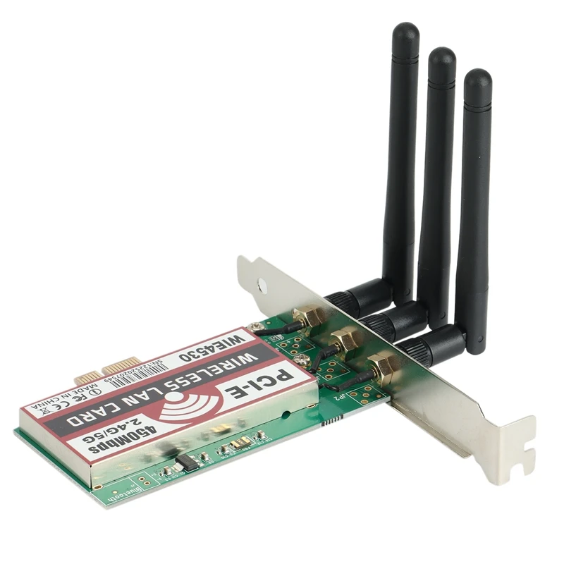 

802.11 B/G/N 450Mbps Wireless WiFi PCI-Express Adapter Network Card for 5300 Compatible Slot PCI-E X1/X4/X8/X16