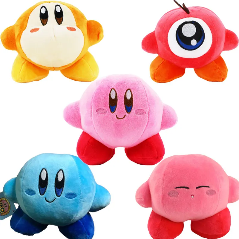 

14Cm Kirby Plush Toy Pink Kirby Waddle Dee Doo Game Character Soft Stuffed Toy Gift for Children Plush Doll