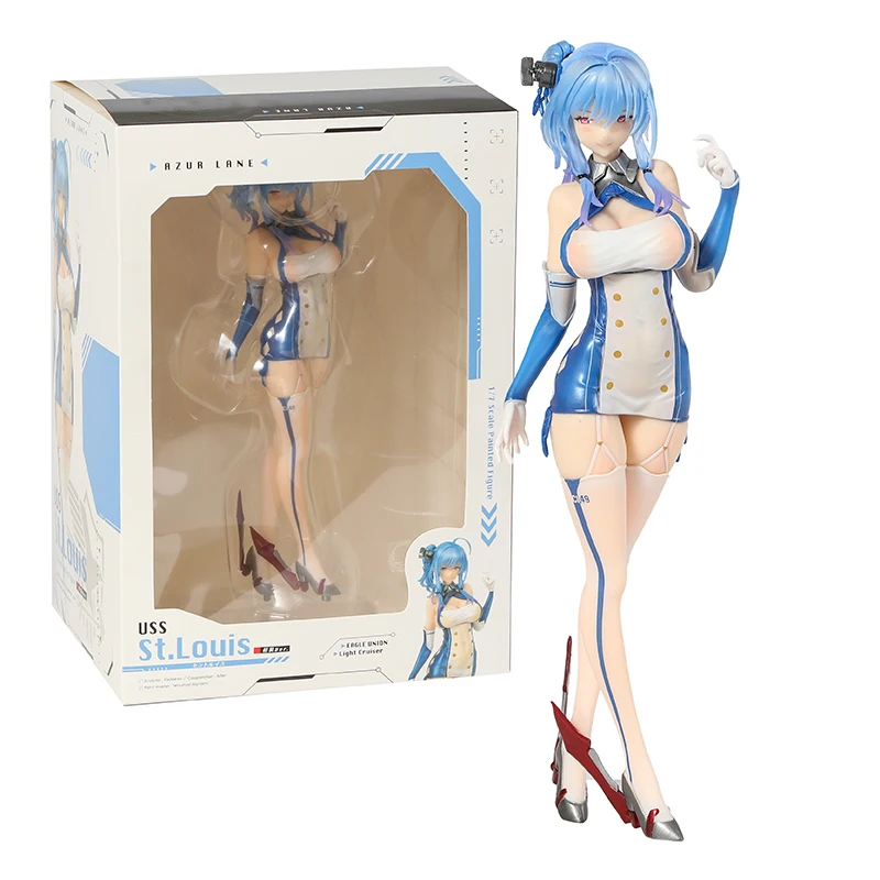 

Фигурка Blue lane USS в масштабе Сент-Луис 1/7, Коллекционная модель из ПВХ, игрушки, игрушки