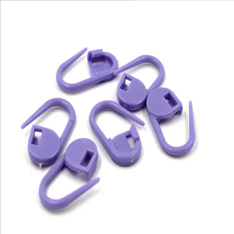 100 _ разноцветные пластиковые инструменты для вязания маркеры фиксации стежков