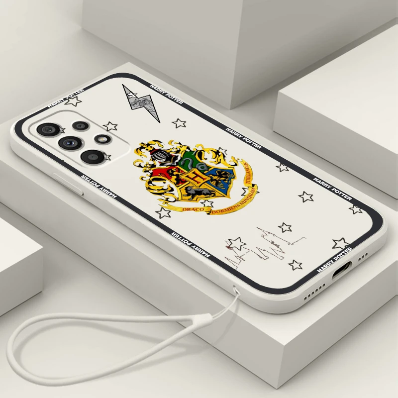 

Liquid Rope Capa Harries Wand Potters LoGo Phone Case For Samsung Note 20 10 Plus Ultra A22 A12 A71 A51 A31 A21S A50 A23 5G
