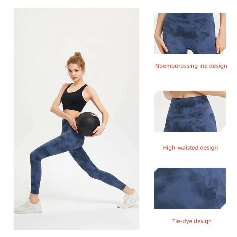 LuLu Women's yoga pants sets Sports female Trousers leggings  gym Fitness double-sided hairy high waist buttock  lifting elastic