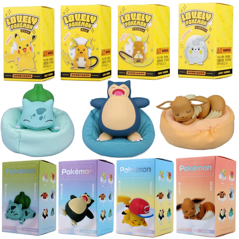 

6Pcs/set Genuine Pokemon Figures Boxed Pikachu Raichu action figure Model Anime pokemon toys For kid Birthday Gifts