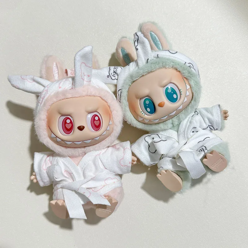 17 см плюшевая кукла одежда монстр Лабубу наряд аксессуары DIY детский подарок