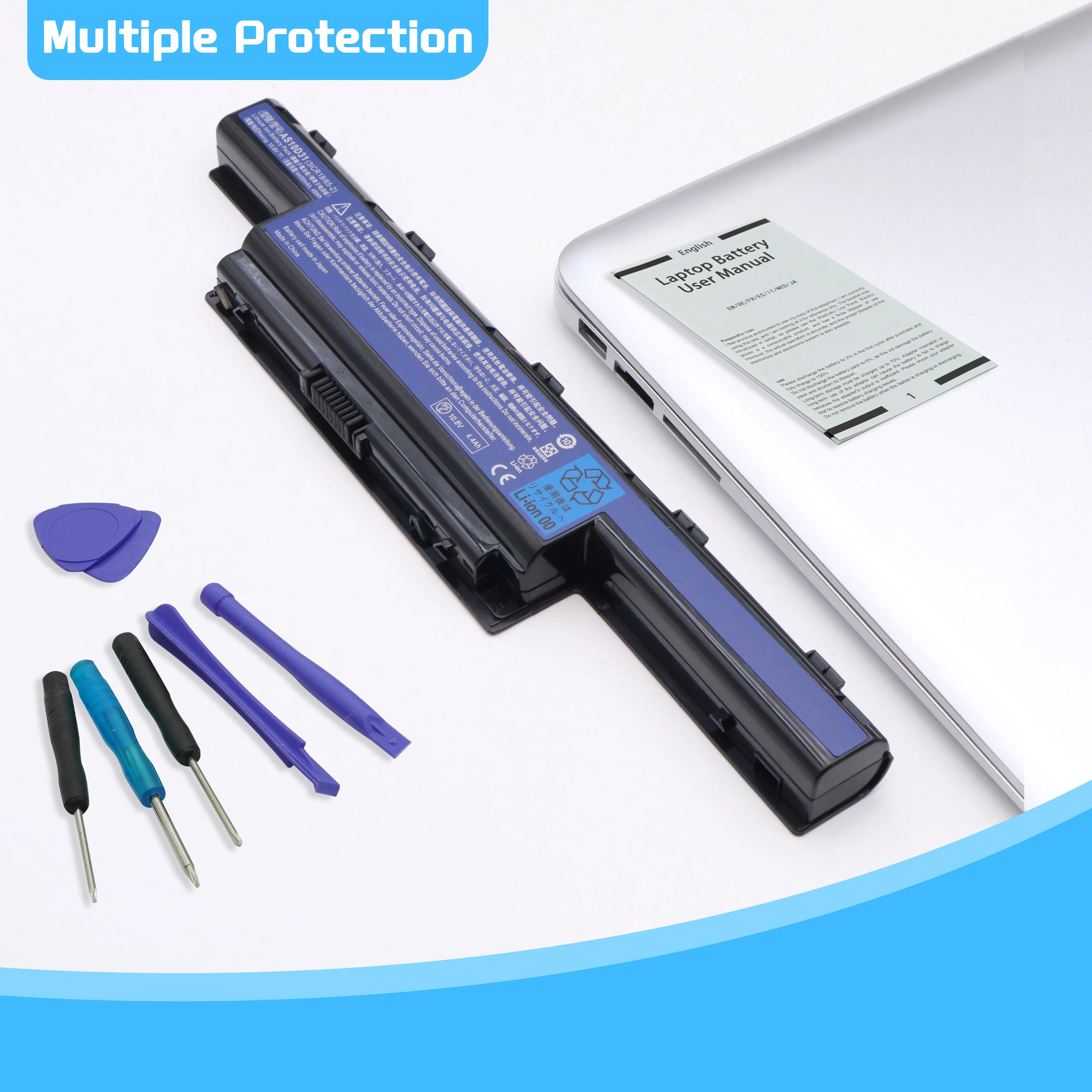 Фото Аккумулятор для ноутбука AS10D31 4400 мАч для Acer Aspire AS10D3E AS10D51 AS10D61 AS10D71 AS10D75 AS10D81 5741 5742 5750 5551G 5560G 5741G №3