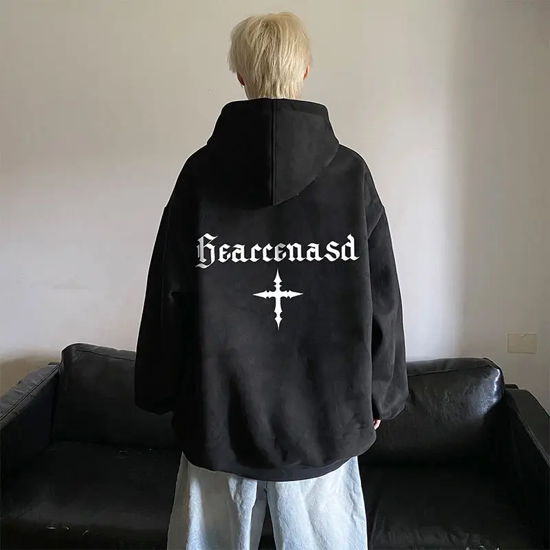 Толстовка мужская в американском стиле ретро