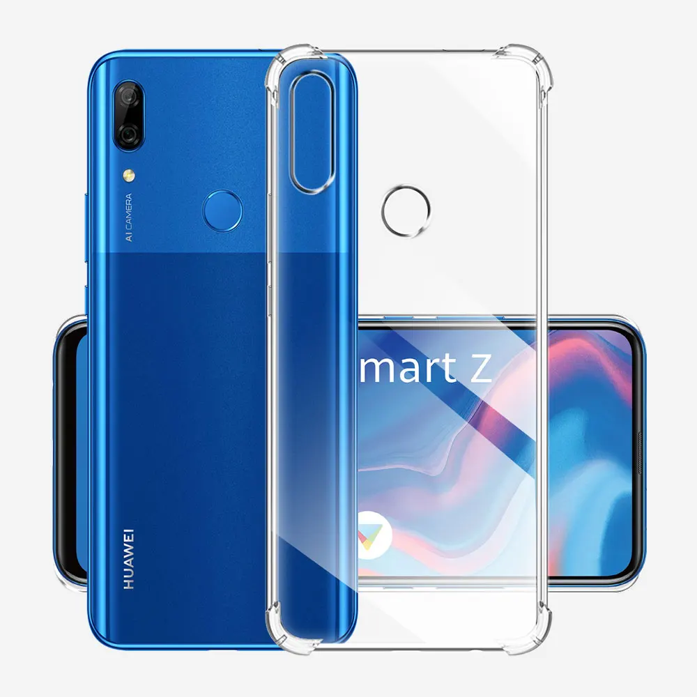 Чехол для Huawei P smart Z противоударные чехлы телефонов Силиконовый мягкий