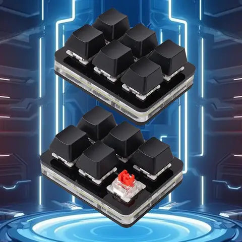 Механическая беспроводная мини-клавиатура 6 клавиш USB