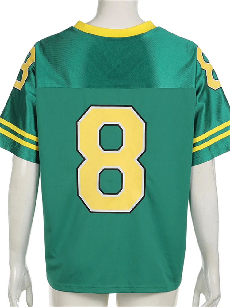 WLWXR осенняя модная классическая женская футболка с цифровым принтом 2024 свободный