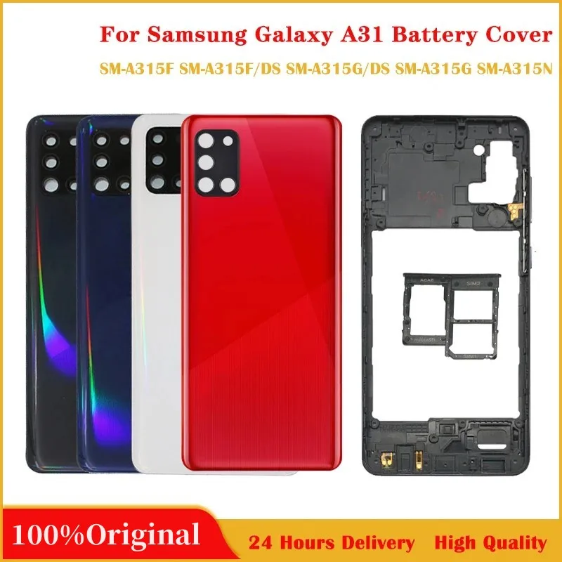 Задняя крышка батарейного отсека с клейкой заменой для Samsung Galaxy A31 A315F A315G A315N A315
