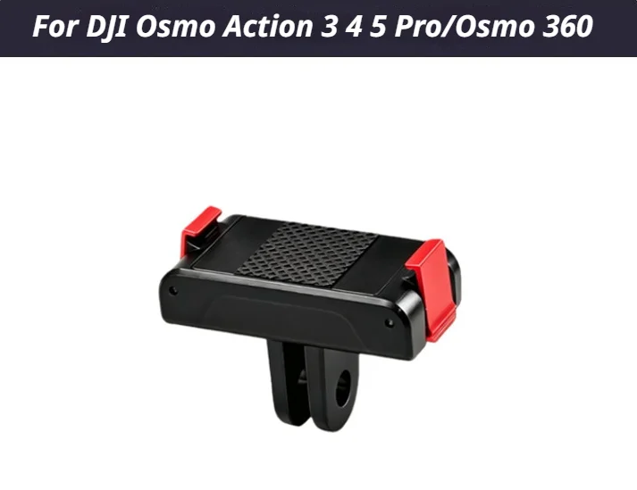 Фото Для DJI Osmo nano/Action 6: магнитное быстросъемное крепление с двумя захватами для Insta360 Go Ultra/Ace Pro 2/X4 Air/DJI Osmo Action 3 4 5 P №4