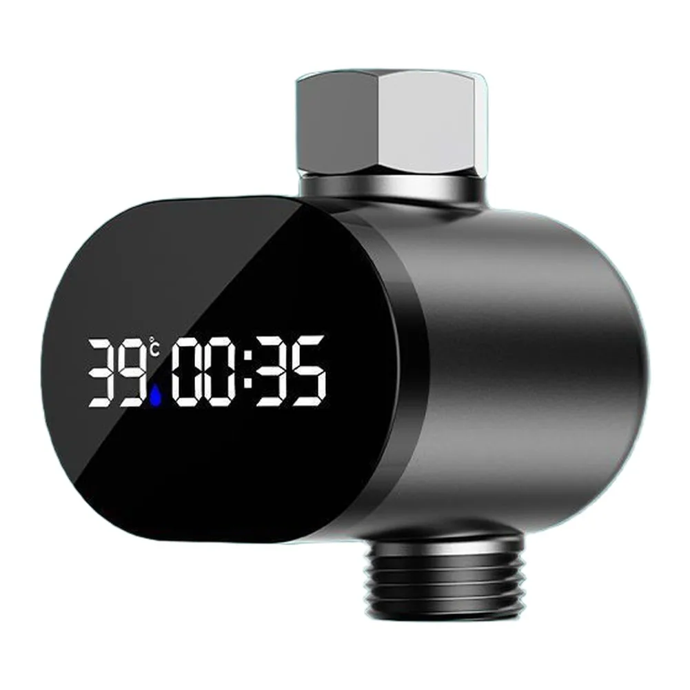 

Цифровой Термометр Для Душа С LED-дисплеем И Измерением Расхода Воды, Измеритель Температуры Для Дома И Ванной Комнаты