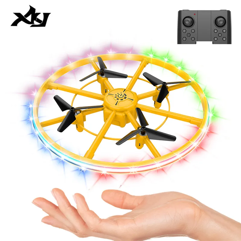 

2022 XKJ F181 Intelligent Obstacle Avoidance LED Colorful Lighting Intelligent Flight Remote Control Helicopter Boys Toys
