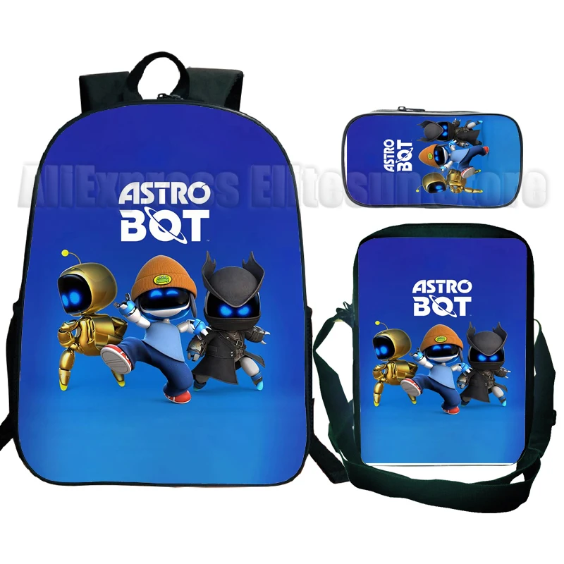 Студенческая школьная сумка Astro Bot детский рюкзак детская на плечо с астронавтом