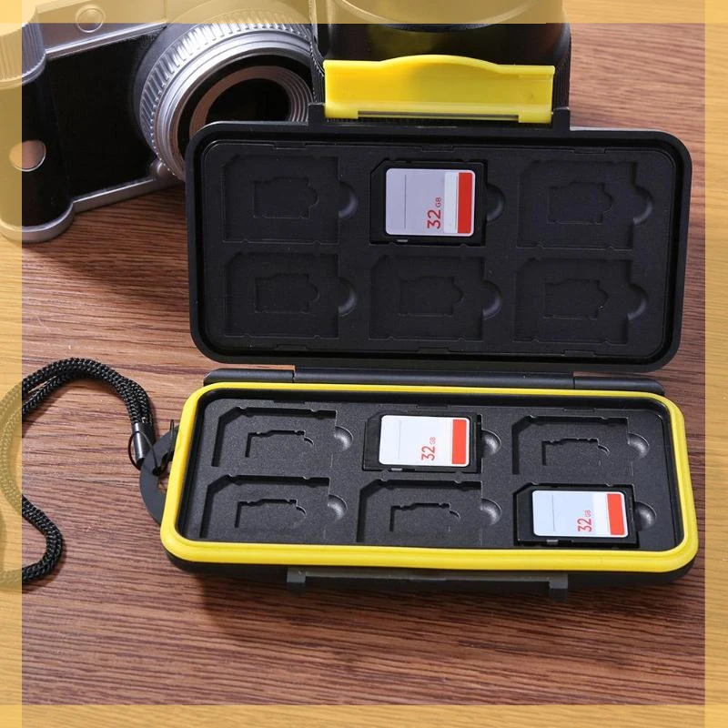 

Waterproof Memory Card Case Micro SD Card Holder 12SD+12TF Protector Storage Box For SD/ SDHC/ SDXC/ TF/ Micro SD