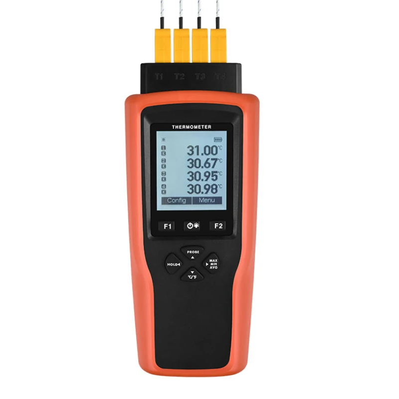 

YET-640X Thermocouple Data Logger 4 Channels Digital Thermometer