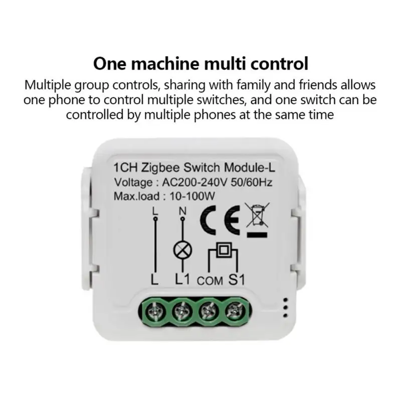 Умный выключатель Tuya ZigBee 3 0