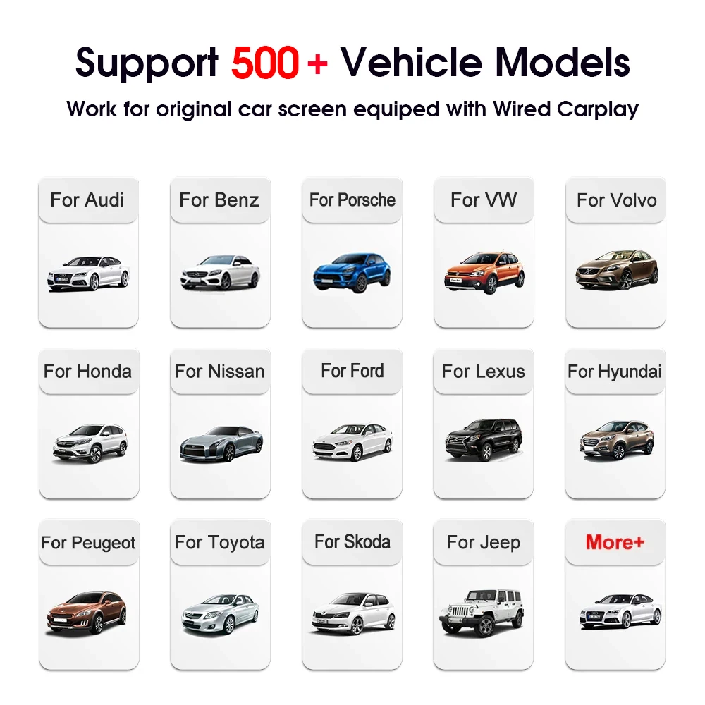 $151.59 Carplay Ai Box Car Radio IOS CarPlay Android Auto Car Audio Multimedia Video Players 4+64G Wireless Mirrorlink Android 10 TV Box