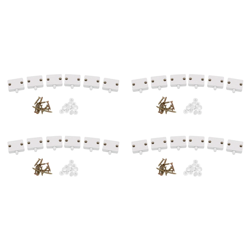 

24Pcs Door LED Switch For Closet Light,Normally Closed Cabinet Electrical Lamp Switches,For Closet Pantry Cabinet White