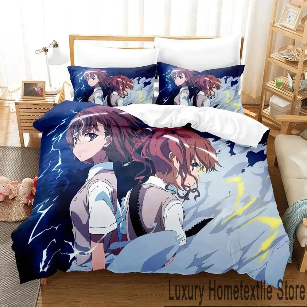 Набор постельного белья Misaka Mikoto с определенным волшебным индексом для мальчиков