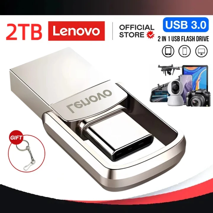 Lenovo металлический USB флеш-накопитель 3 0 Гб 128 ГБ 256 512