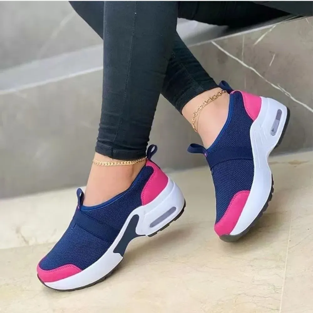 

Fashion Vulcanize Shoes Platform Casual Sneakers Women Shoes Breathable Air Cushion Running Shoes Chunky Summer Sports Shoes