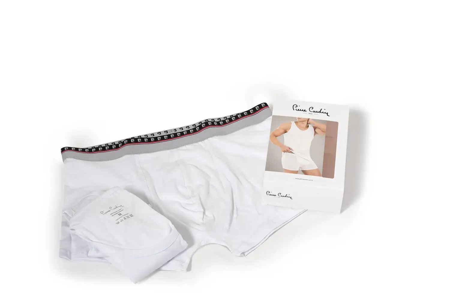 

Pierre Cardin Mens Stretch Athlete Boxer Underwear Set