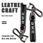 Автомобильный брелок со стальной пряжкой и логотипом автомобиля, аксессуары для защиты от потери для GMC Sierra Yukon Savana Area диагностическое сафари