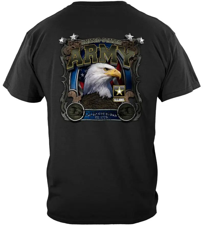 

Army Eagle In Stone Oversized T-Shirt Brand Mens Clothing 100% Cotton Streetwear Plus Size Top Tee