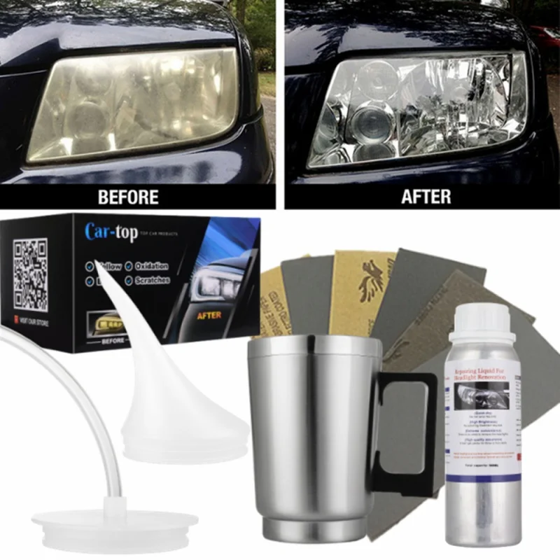 

Ремонтный комплект для освесветильник автомобиля, средство для фумигации и восстановления фасветильник