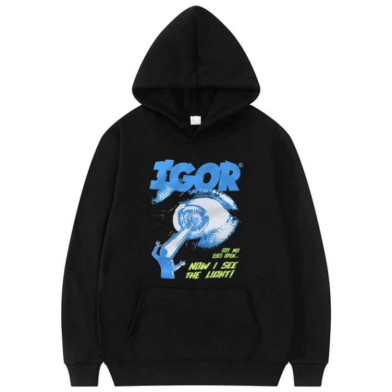 

Golf Wang Igor Tyler The Creator Rapper Hip Hop Music Black Hoodie Fleece Cotton Hoodies Fashion Loose Men Women Sweatshirt Tops
