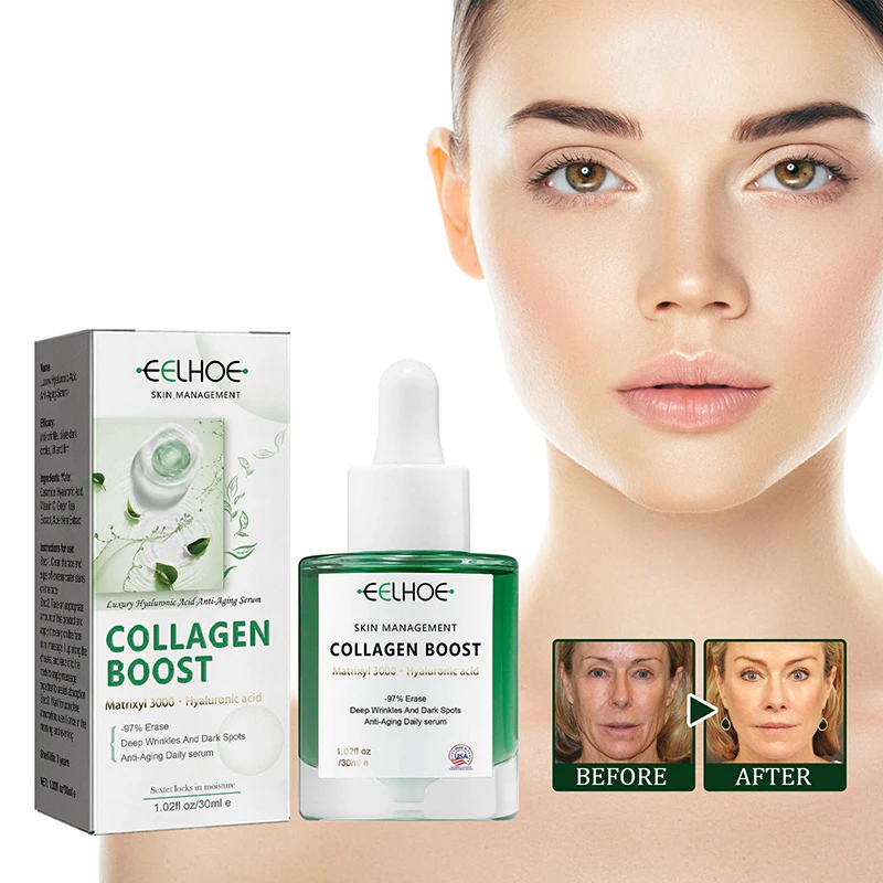 

Hyaluronic Acid Essence Moisturizing Fade Fine Lines Face Serum Anti Wrinkle Firming Vitamin C Whitening Brighten Face Care 30ml