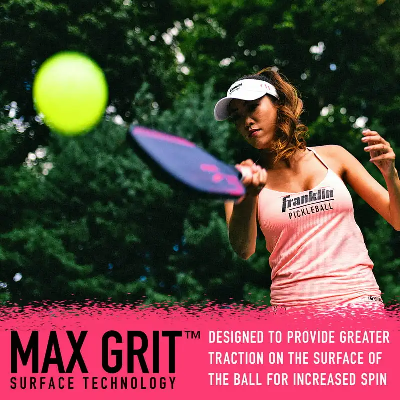 

Tournament Pickleball 16 Paddle with Extra Grip MaxGrit Technology with Christine McGrath Signature