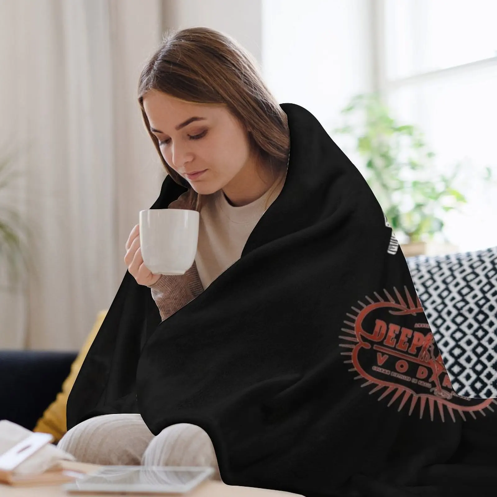 В случайном случае моего кровяного типа IsDeep Eddy рубашка с водницей одеяло меховые