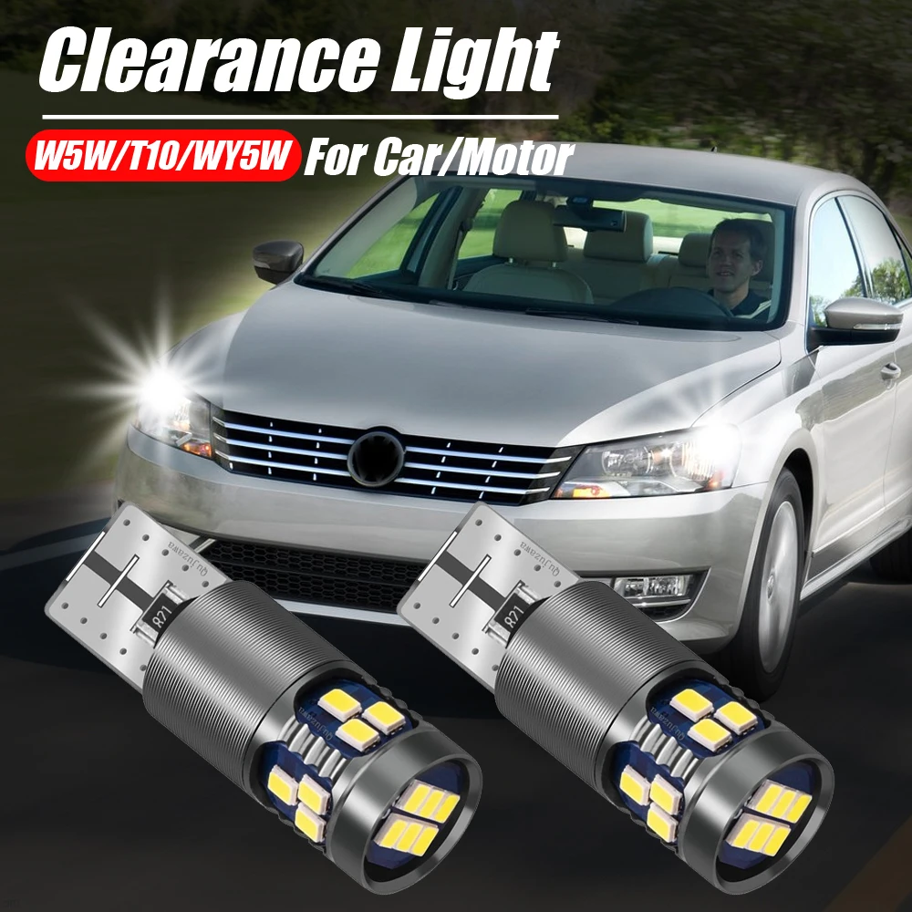 

Светодиодные Габаритные огни T10 Canbus, ЛАМПА Blub W5W WY5W 5W5 2821 2825 12 В, Диодная лампа для чтения двери для Vw T4 T5 Passat B6 B5 B7 Cc B8