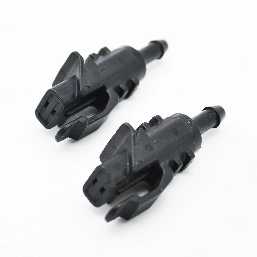 

Pratical Jet Nozzle Nozzle 2 PCS 2 X ABS Plastic Front Windscreen Spray Fan