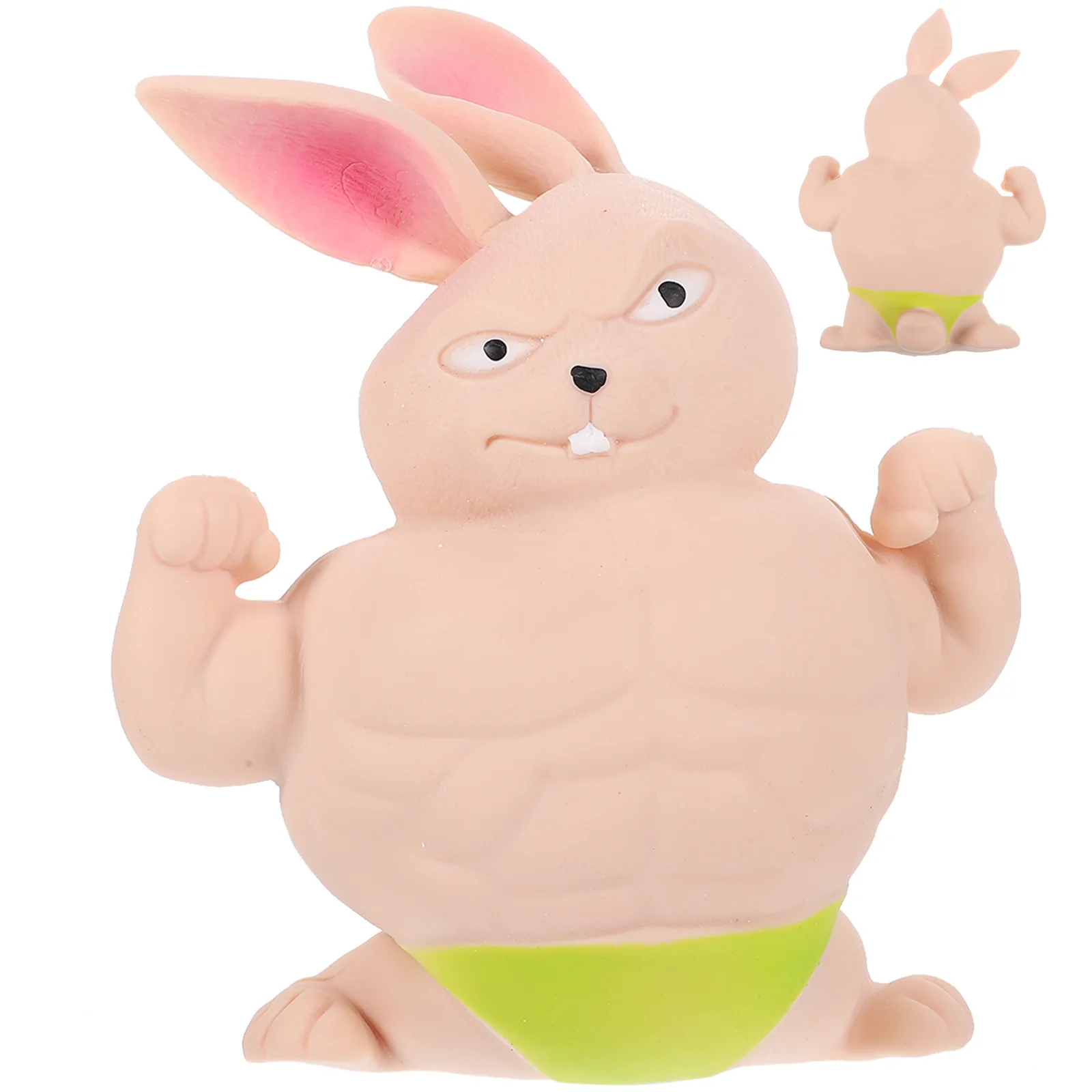 

Rabbit Squeezing Toy Animal Stretchy Toy Funny Rabbit Toy Plaything TPR Sandpack Muscle Rabbit Trick Gift Desktop Decor