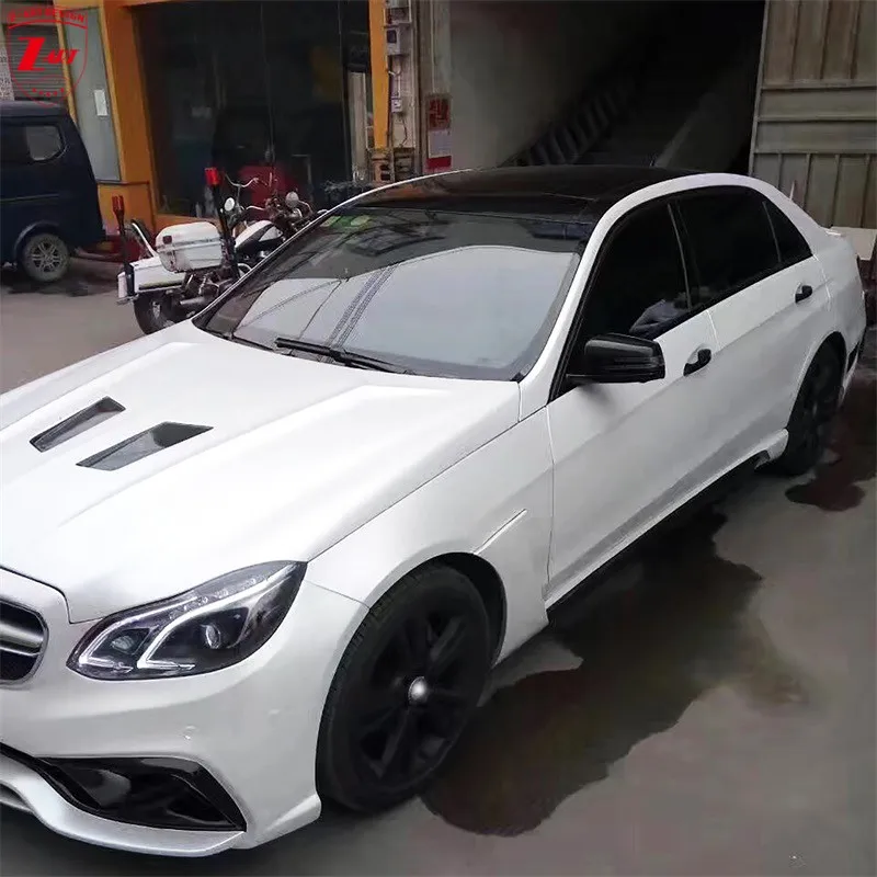 Z-ART 2013-2016 крышка двигателя из углеродного волокна для Mercedes Benz E класса W212