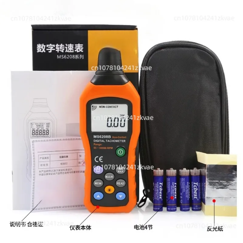 Pm6208a 6208b Цифровой дисплей Измерение скорости Велометр тахометр